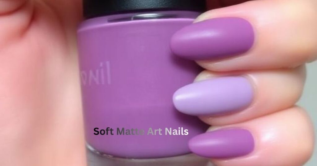 Soft Matte Art Nails