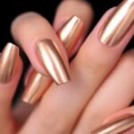 Copper Chrome Press-On Nails