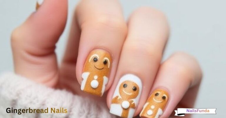 26 of the Sweetest Gingerbread Nails Ideas We’re Screenshotting This Holiday Season