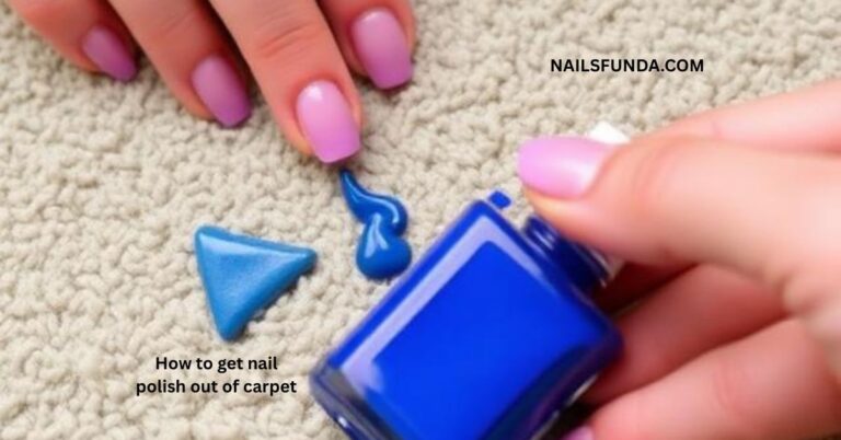 How to get nail polish out of carpet