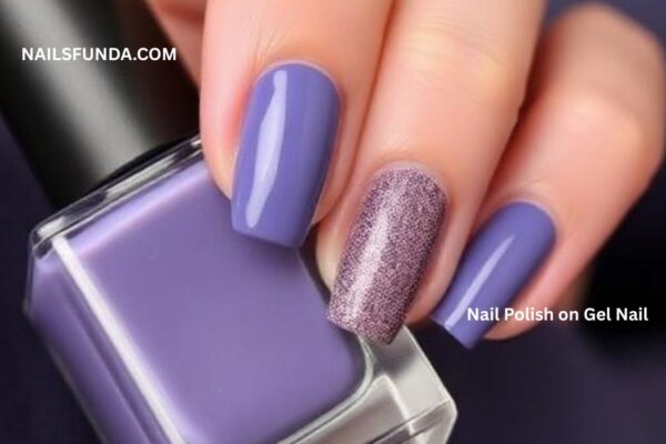 Nail Polish on Gel Nail