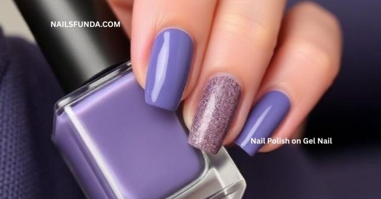 Nail Polish on Gel Nail