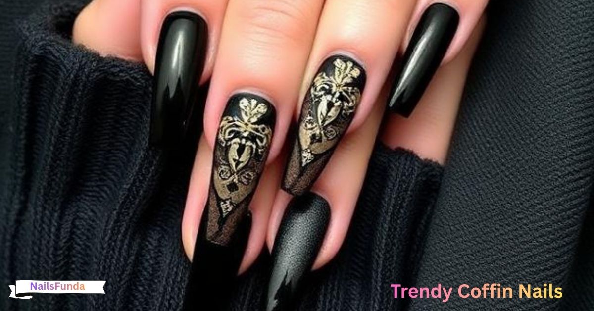Trendy Coffin Nails