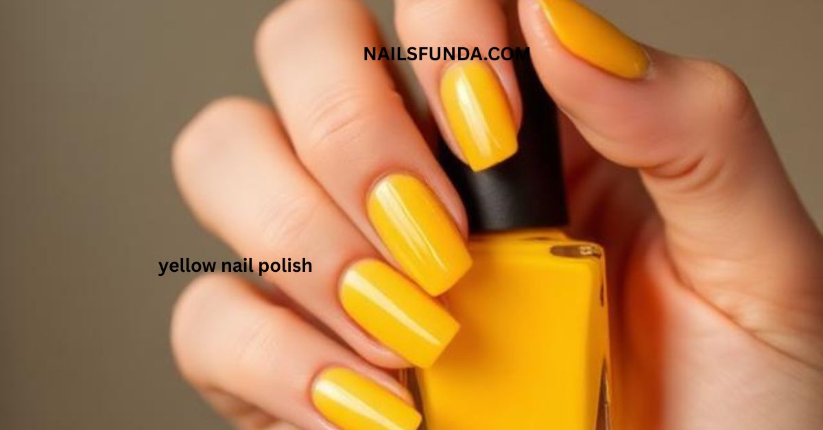 YELLOW NAIL POLISH