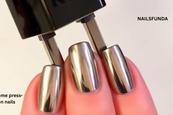 Chrome Press-On Nails