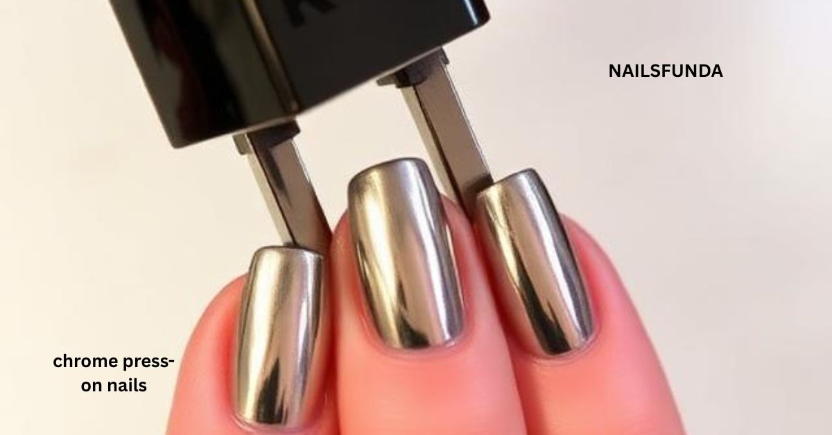 Chrome Press-On Nails