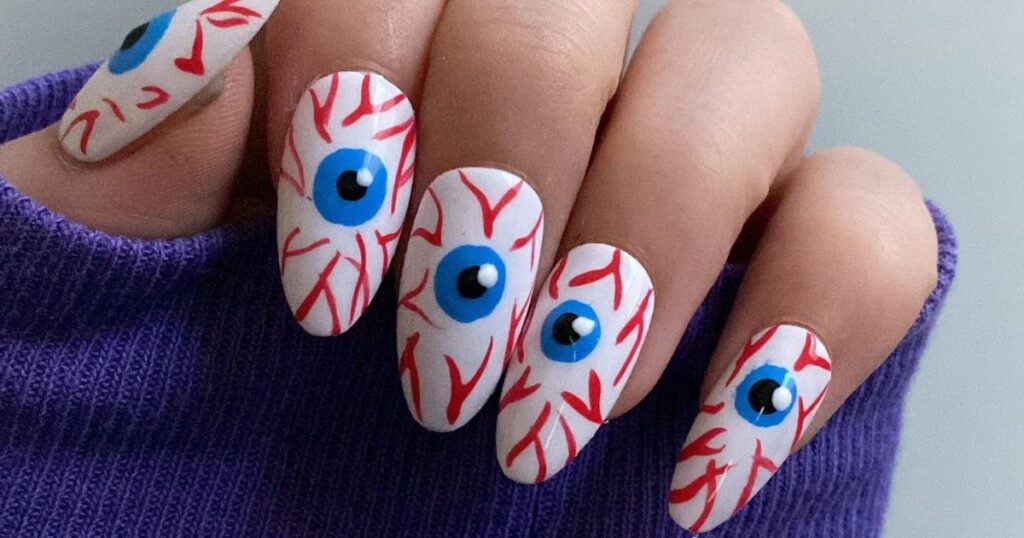 Creepy Eye Nails