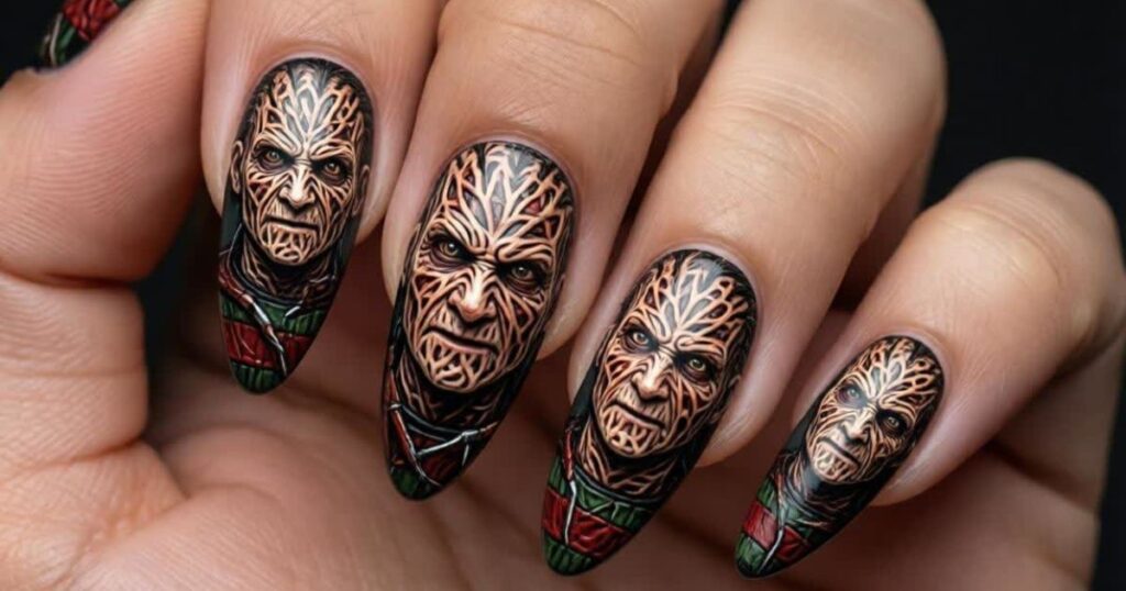 Freddy Krueger Nails: A Bold Statement in Nail Art