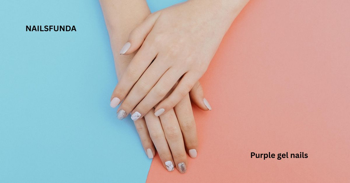 Purple Gel Nails