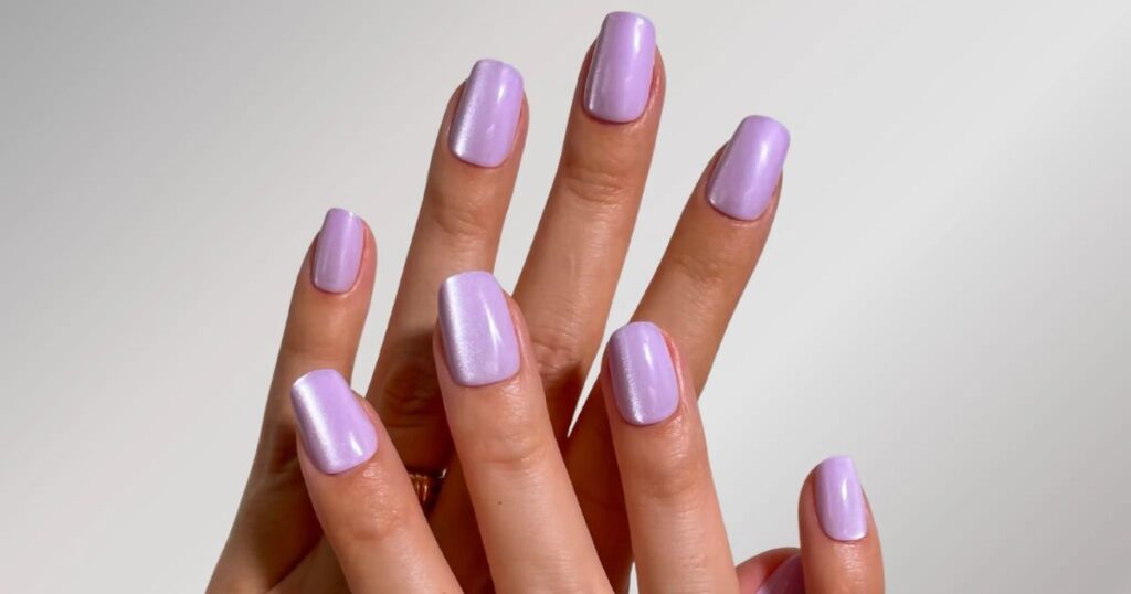 Pastel Black Cat Nails