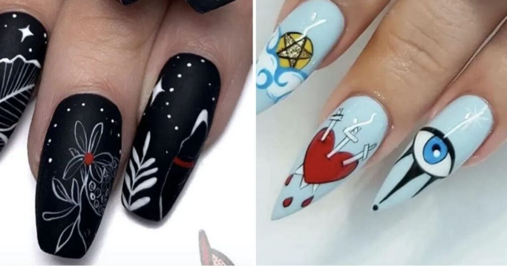 Tarot Card Nails