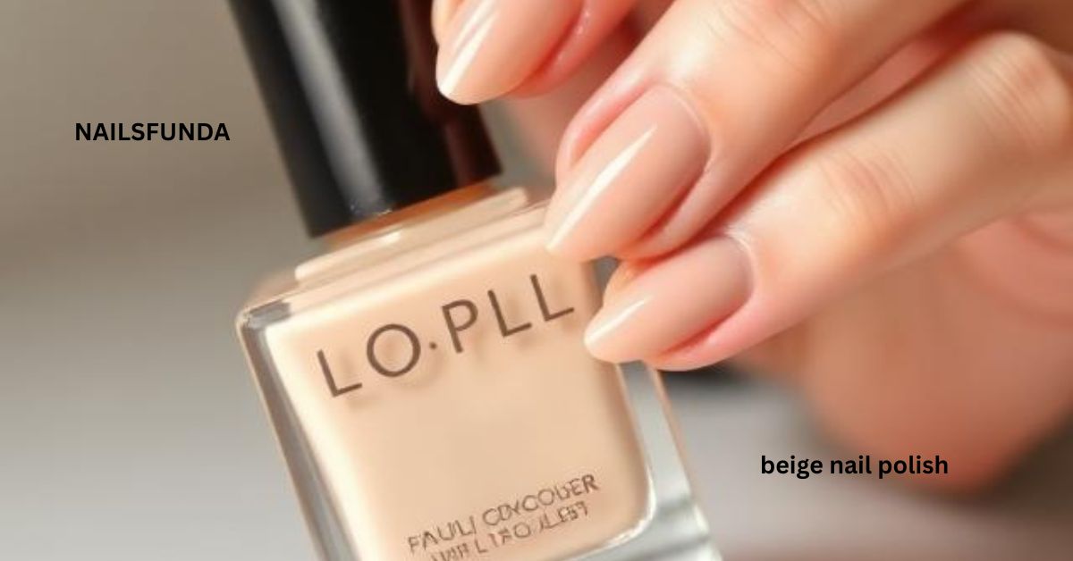 beige nail polish