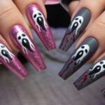 Ghostface Nails That Are Spooky, Stylish, and Perfect for Halloween