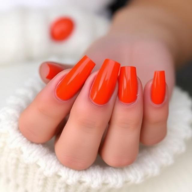 Orange Nails Ideas That Look Absolutely Fire