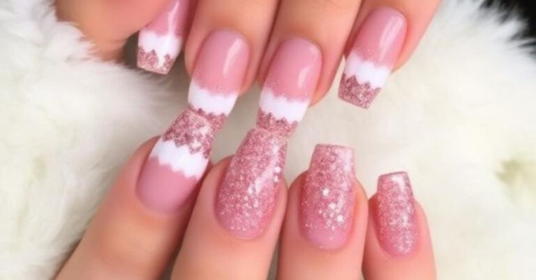22 Glitter French Nail Tips for Effortless Day to Night Looks