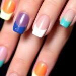 Colorful French Tip Nails That Add a Fun Twist to Elegance