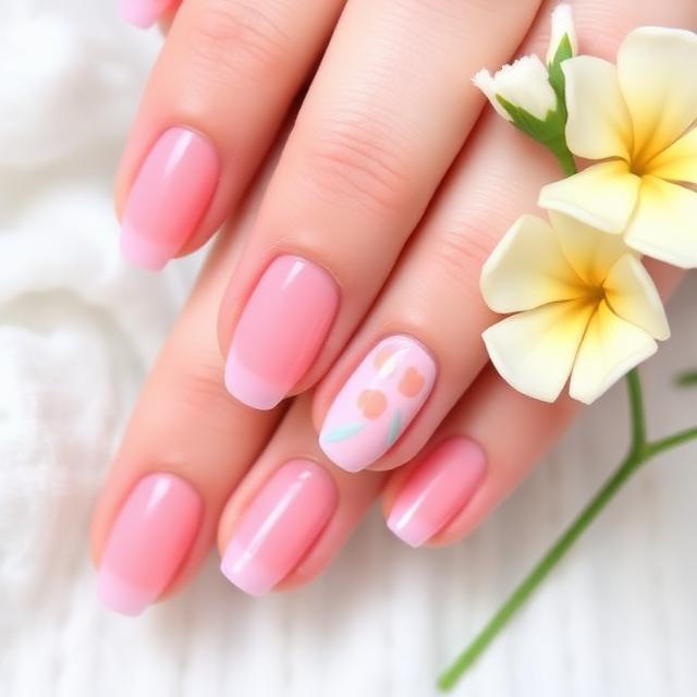 Soft Summertime Mani