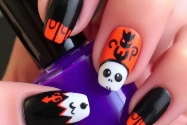 Halloween Nail Designs For A Dramatic And Bold Look